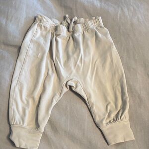 Soft Beige Baby Jogger Pants